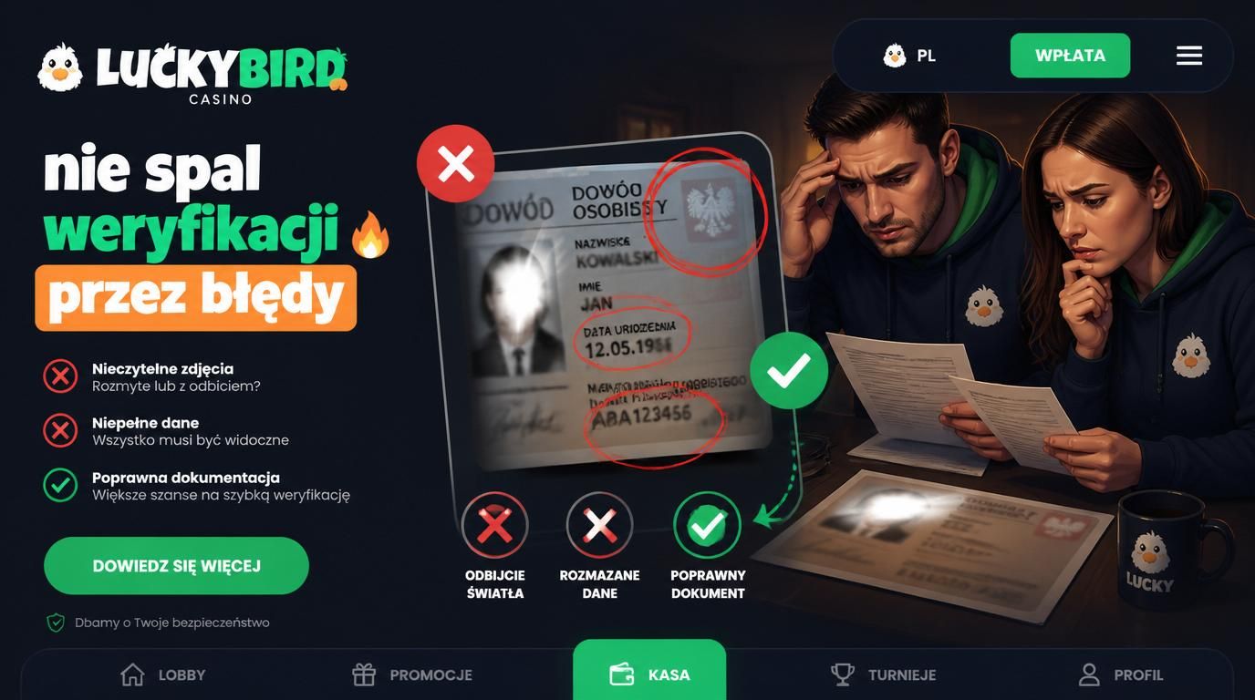 Błędna weryfikacja dokumentu – refleksy, rozmycie